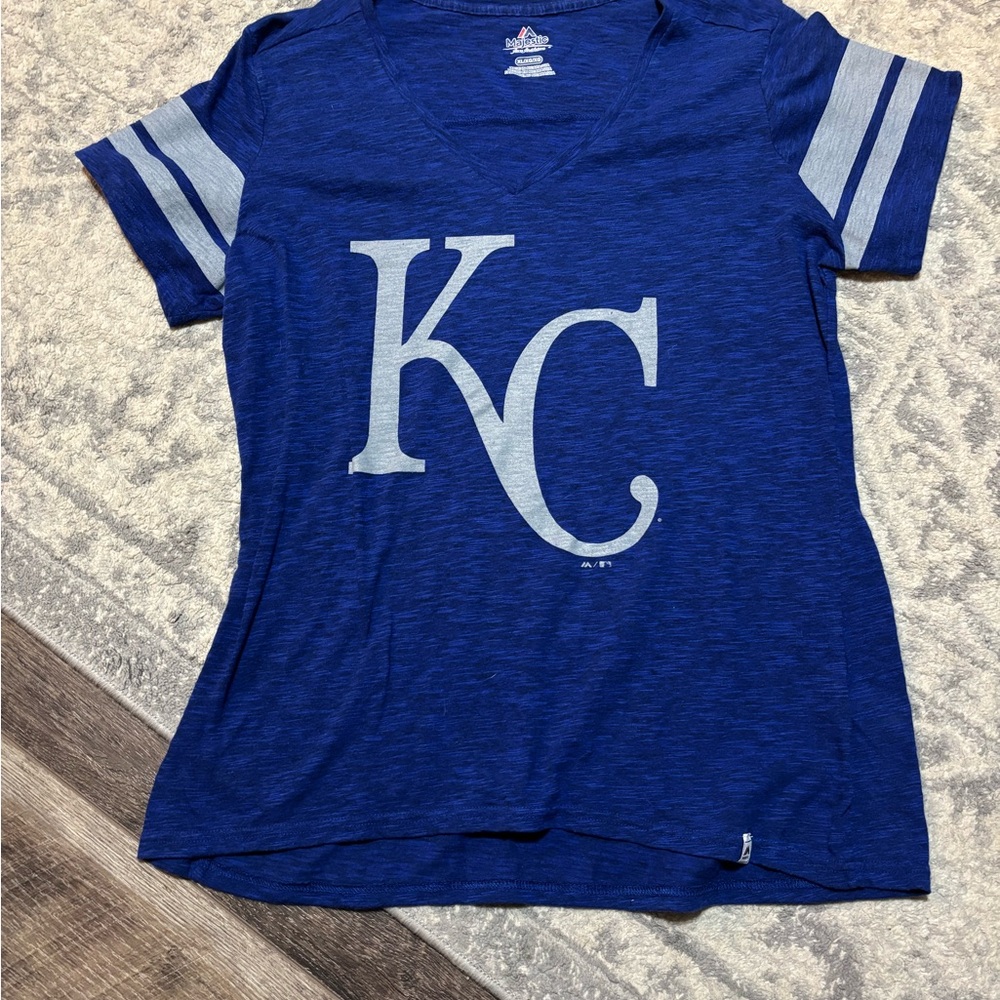 Womens Blue KC Royals Graphic T-Shirt